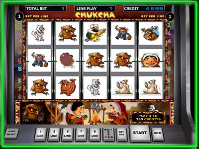 Играйте бесплатно или на деньги в игровой автомат Chukchi Man или Чукча в азартном казино Вулкан удачи