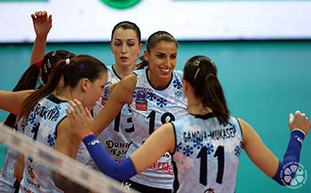 Екатерина Гамова и ее казанское «Динамо» — в плей-офф Лиги чемпионов по волейболу