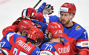 Хоккеисты сборной России комментируют разгром Дании на чемпионате мира