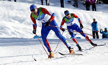 Лыжные гонки: Мужская эстафета – деревянная медаль России