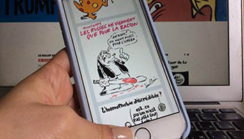 Сатирический журнал Charlie Hebdo порадовал карикатурой на российских болельщиков