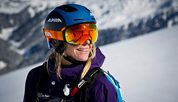 Правильная маска для горных лыж или сноуборда